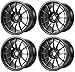Enkei 365-895-6540BK NT03+M 18x9.5 5x114.3 40mm Offset 72.6mm Bore Black Wheel G35/350z