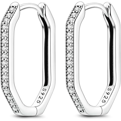 LAZA Earrings for Women 925 Sterling Silver Butterfly Hoops Small Colorful Rainbow Hoop Earrings Huggie Earrings