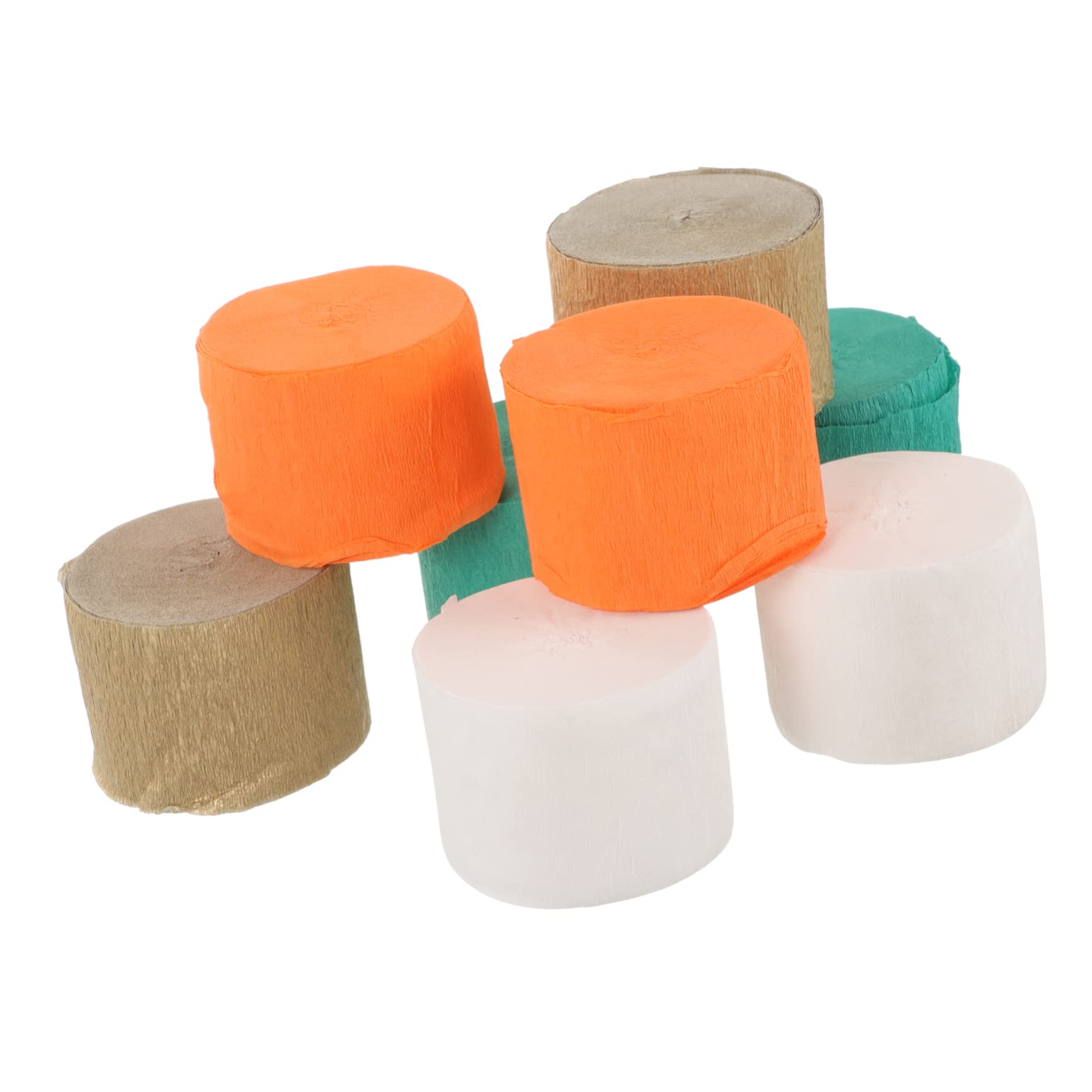 PRETYZOOM Rollos De Papel Crepé Para Decoración De Serpentinas De Cumpleaños Serpentinas De Papel Arrugado Serpentinas De Papel Decorativas Papel Crepé Delicado De Accesorios
