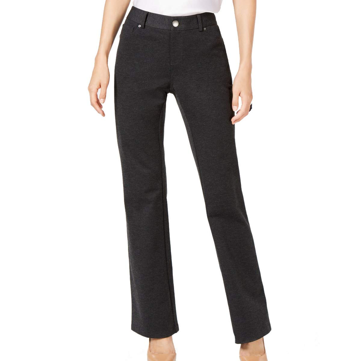 INC Womens Curvy Boot Leg Mid Rise Casual Pants