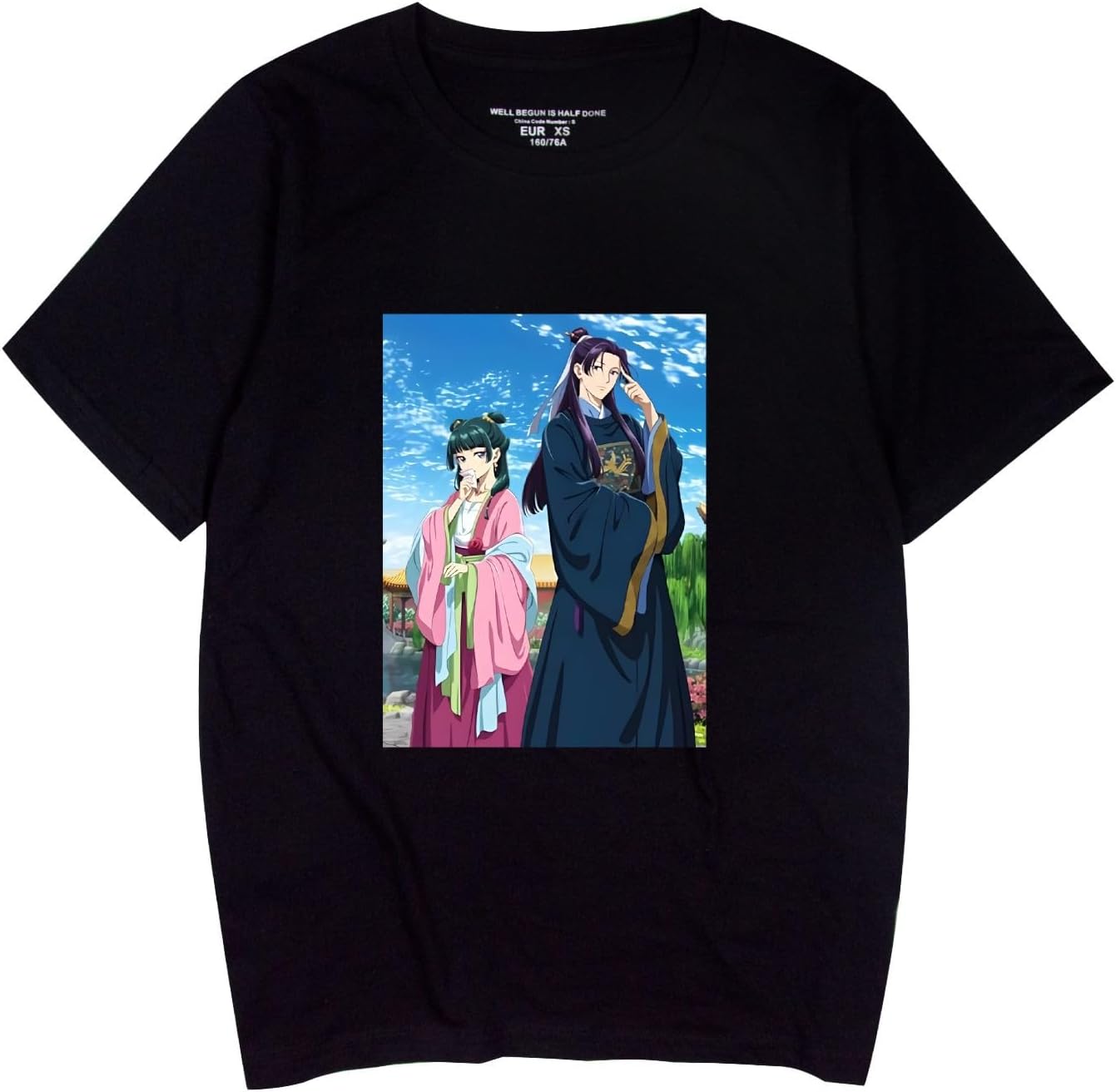コットン 半袖 Tシャツ 上着 かわいい 萌え 日常服 丸首 学生 柔らかい 肌着 通気性 快適 男女兼用 アニメグッズ