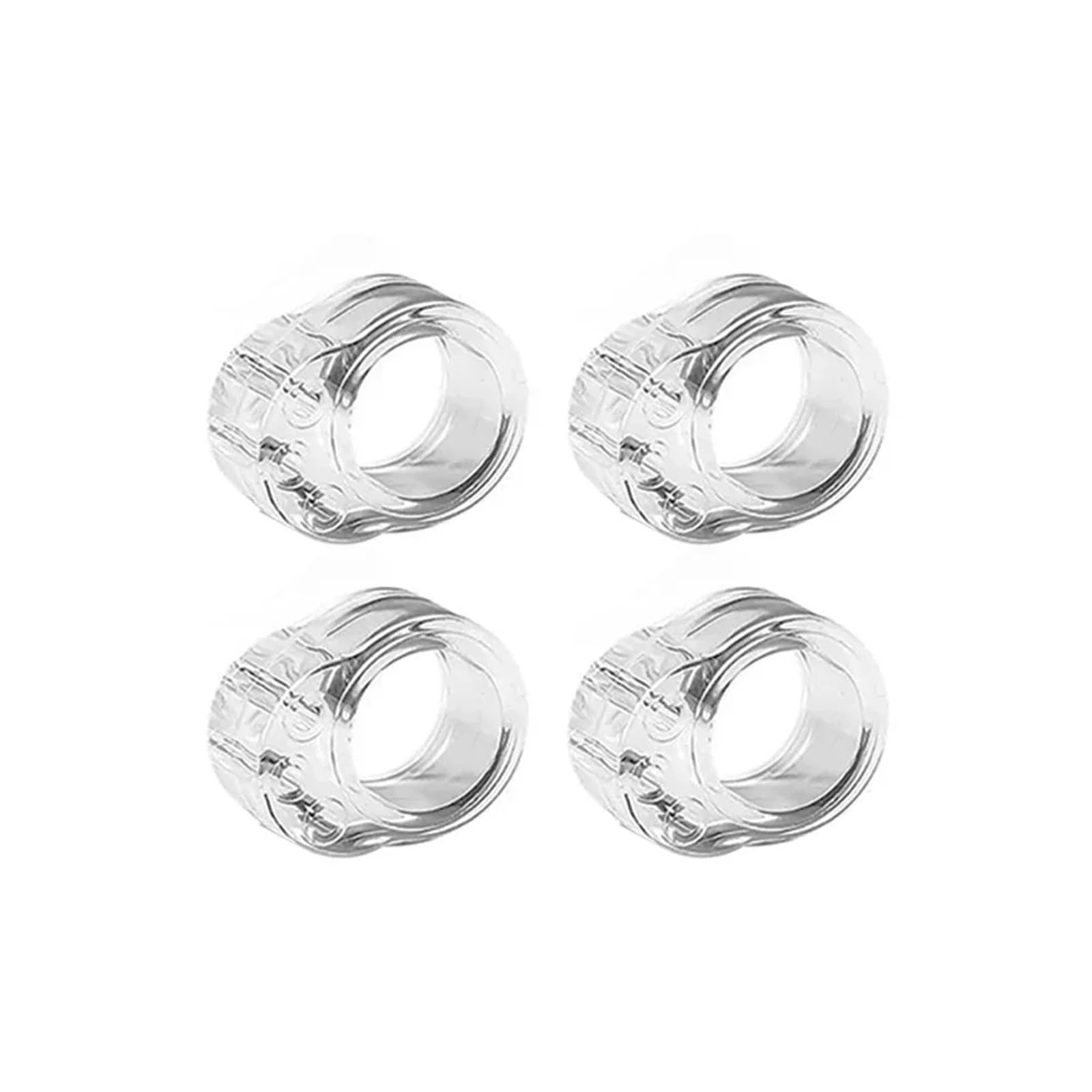 Door Stop Security Protection Doorstop House Door Stop Transparent Silicone Handle Protector Home Hardware Ding Prevention Guard(4Pcs-B)