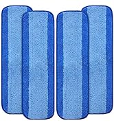 KEEPOW Microfiber Cleaning Pad for Bona Mop, Replacement Pads for Bona Hardwood Floor Cleaner, 18...