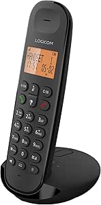 Téléphonie - Dect Main Libre Soly 155T Solo Noir Repondeur - Produits Téléphonie
