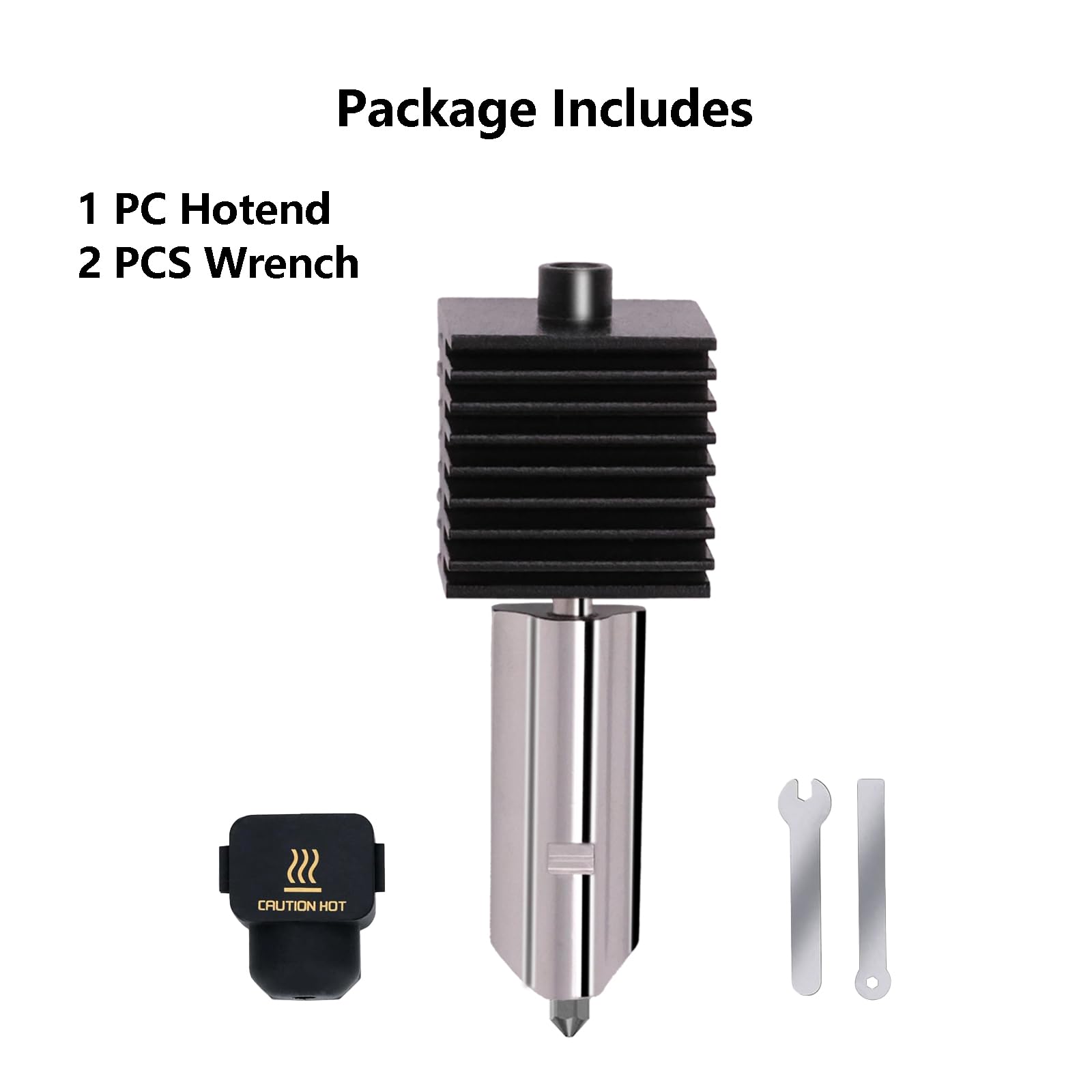 Kit di aggiornamento Hotend A1 Mini per stampante 3D, blocco calore con ugello acciaio 0,4 mm e calzino silicone per Bambù Lab A1/A1 Mini