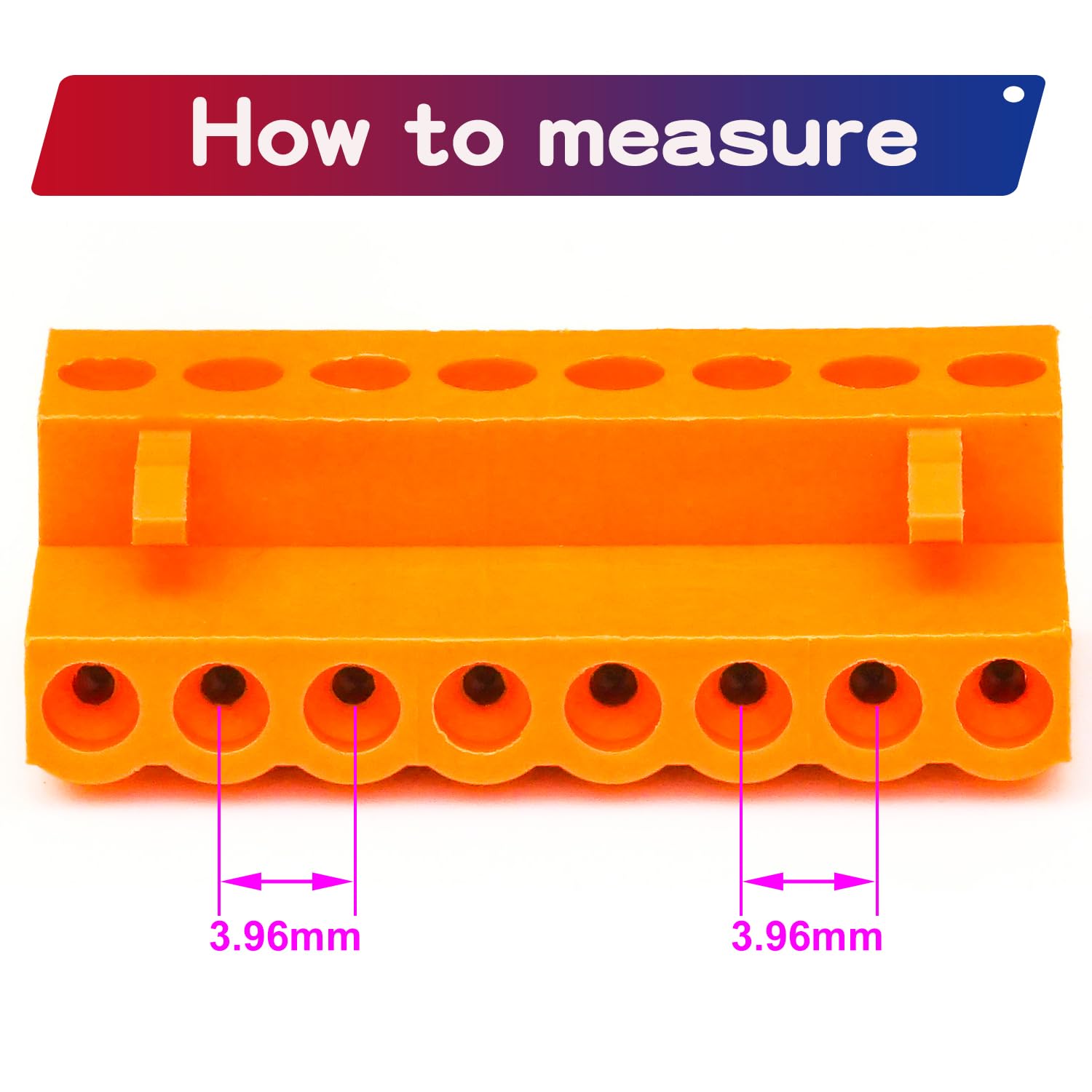 Tcenofoxy Phoenix Connector Terminal Block, 10Pcs 3.96mm Screw