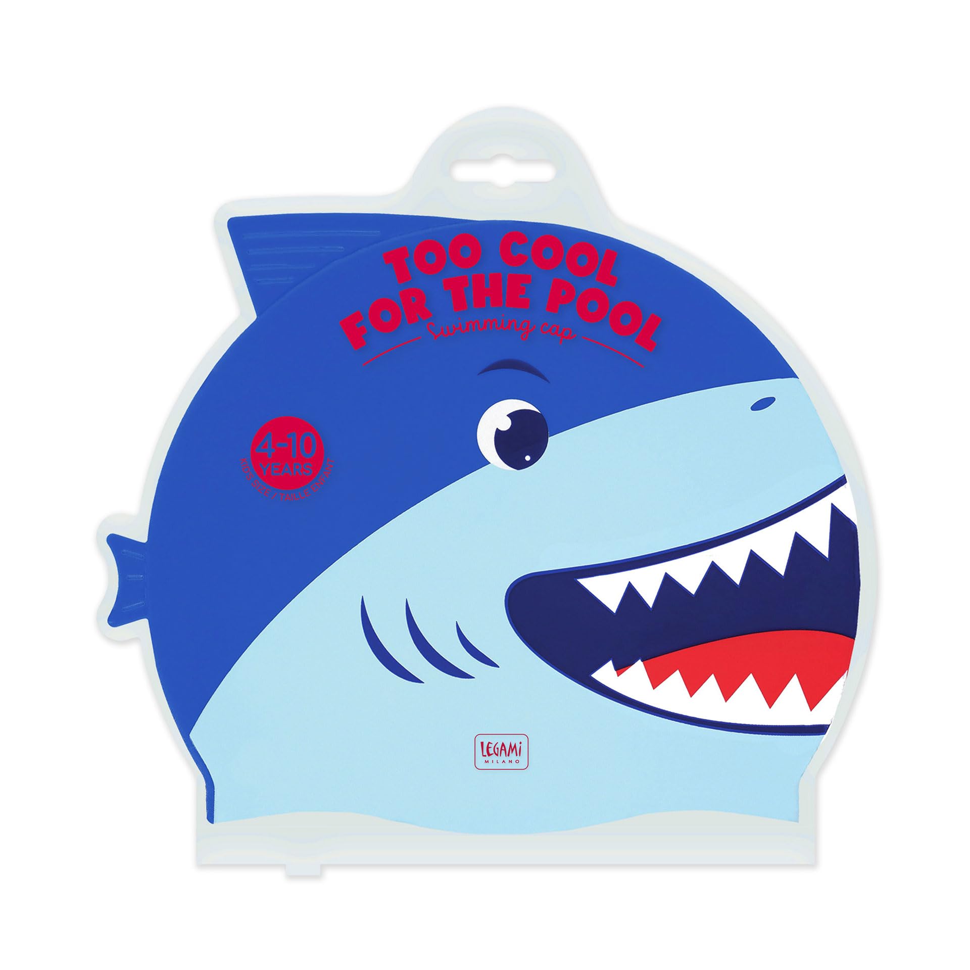 Legami - Gorro de natación, Gorro de natación Infantil, Niños de 4 a 10 años, Fácil de Llevar, Silicona, Gorro de natación, Buen Sellado