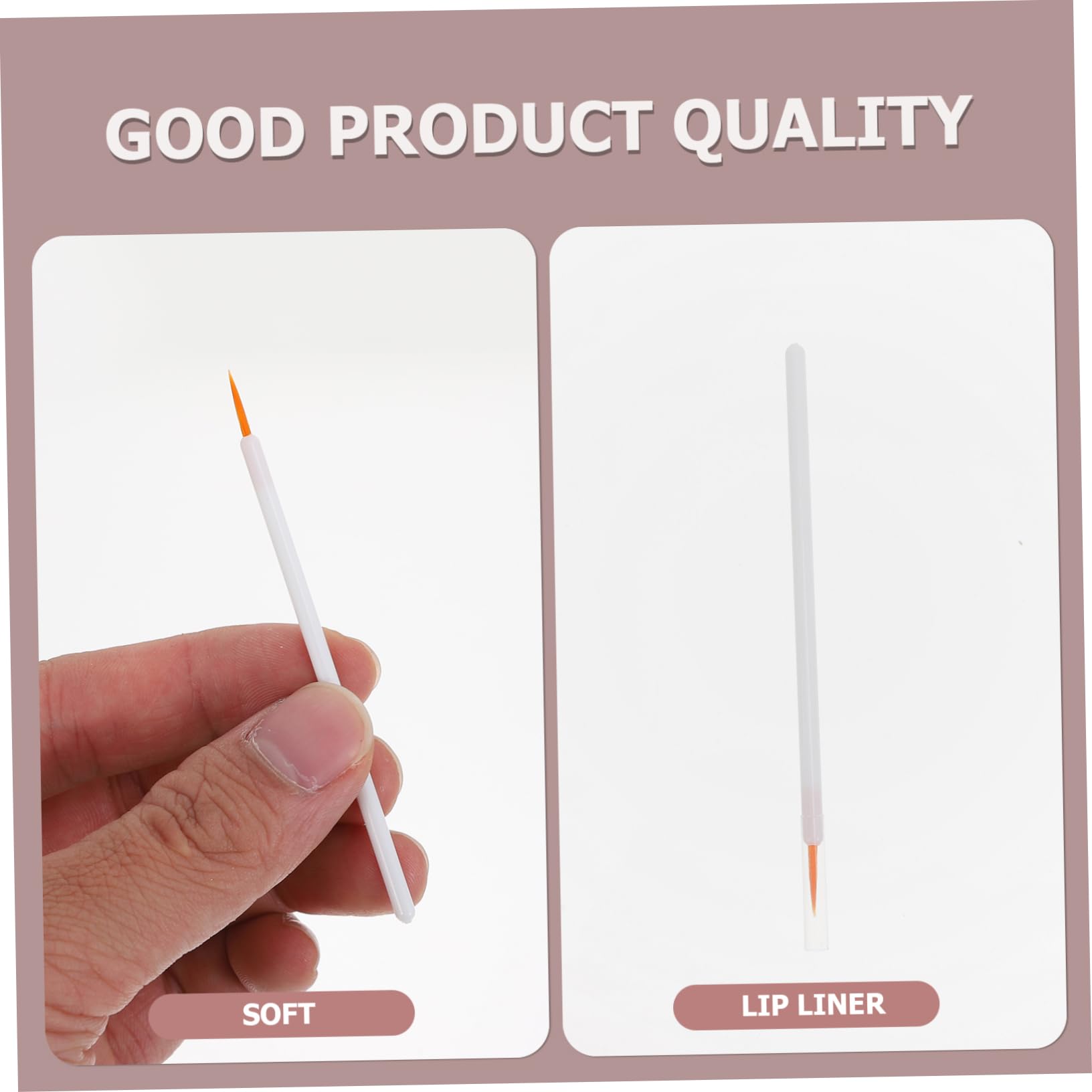 IWOWHERO Pcs Disposable Eyeliner Brush Nylon Fiber Soft Tip Makeup Brush for Eye Line Safe Easy to Use