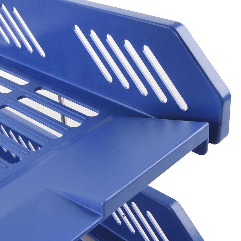 półka na dokumenty Rack Plik 3-warstwowy Taca Plik Łatwy do zainstalowania Uchwyt Plik Biurowy Sortownik Sorter Materiały biurowe Stojak do przechowywania danych Do organizacji i przechowywania