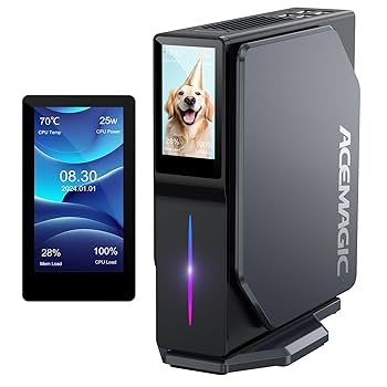 Amazon.co.jp: ACEMAGIC S1 Mini PC Dual Nic with DIY LCD