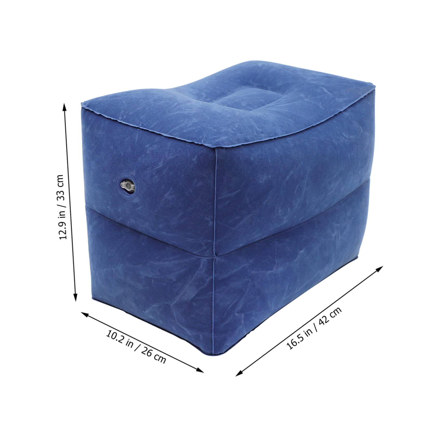 AUTSUPPL PVC Flocking Material Safe Boys and Girls Airplane Pillow Travel Foot Rest Pillow Airplane Bed