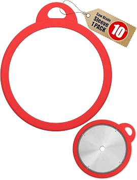 Silicone Saw Blade Storage, Saw Blade Holder Protector Guard 1 Pack for Circular 10" Blade Diameter, Easy Holder and Finger Protection Fit for Diablo, Makita, DeWalt, Craftsman and More