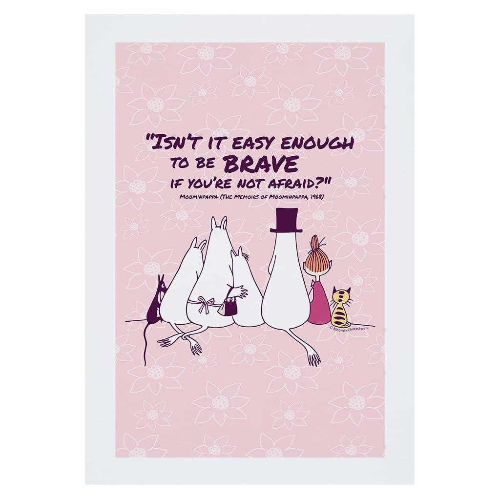 Póster de pared Moomin de tamaño A3 con la ilustración de las memorias de Moominpappa 6