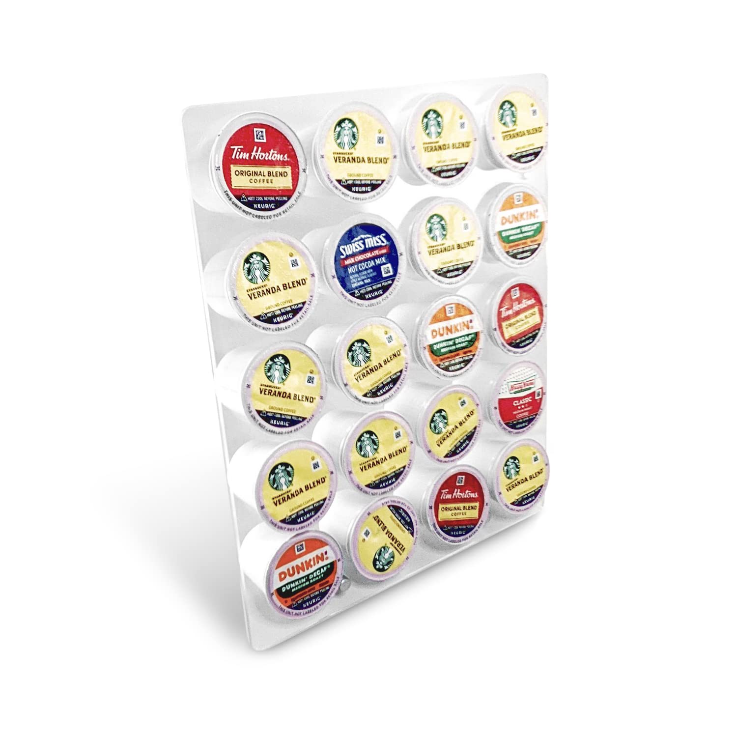 DIYE K Cups Rack Holder | K Cup Carousel | Kurerig Pod Organizer | Coffee K Cups Holder | Elegant Kuerig Pod Organizer | Compatible with Keurig Coffee Accessories Minimalist K Cup Organization