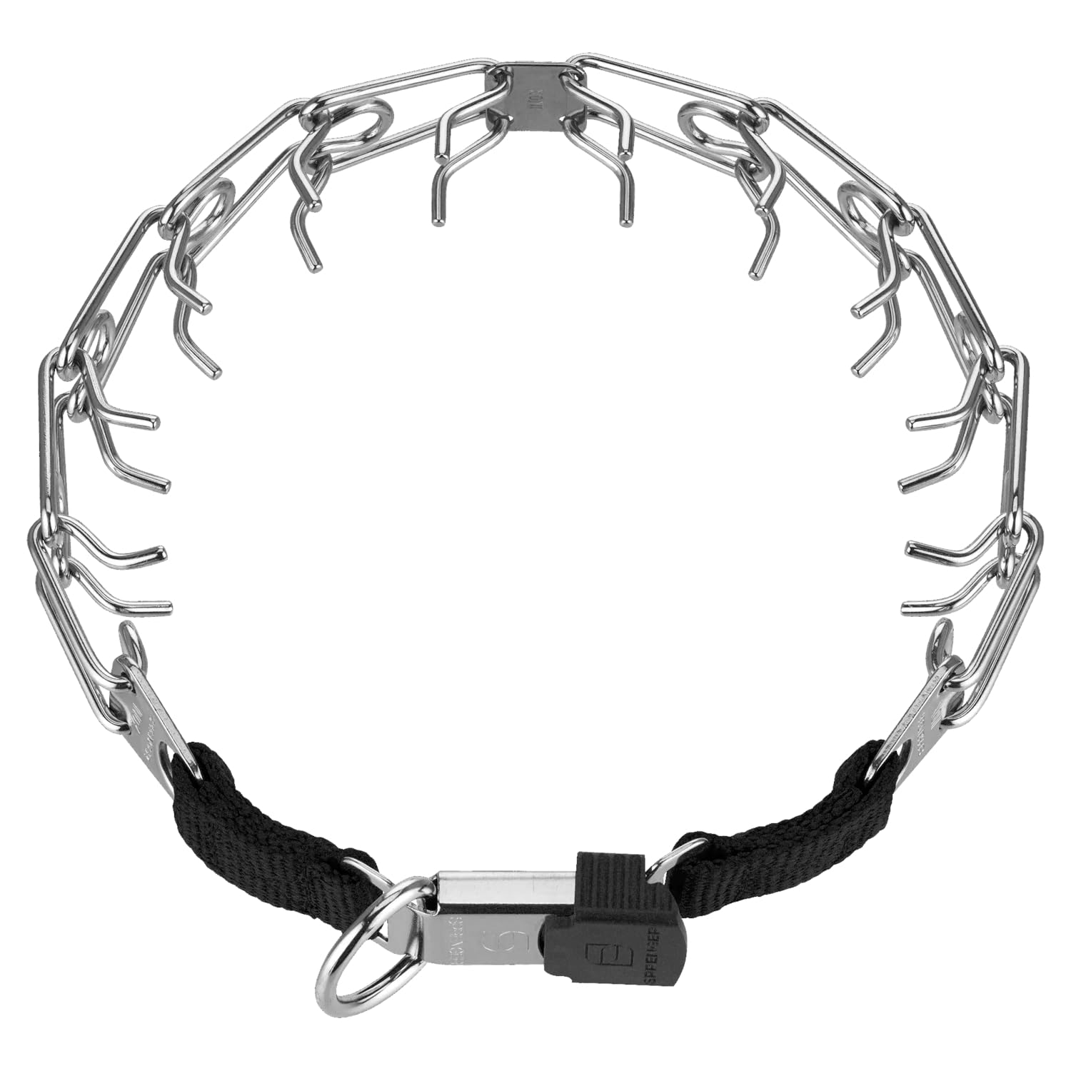 Stachelwürger Halsband 50 cm Edelstahl mit Clickverschluss