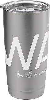 Maybe Water Maybe Not Funny Drinking Alcohol Women Stainless Steel Insulated Tumbler