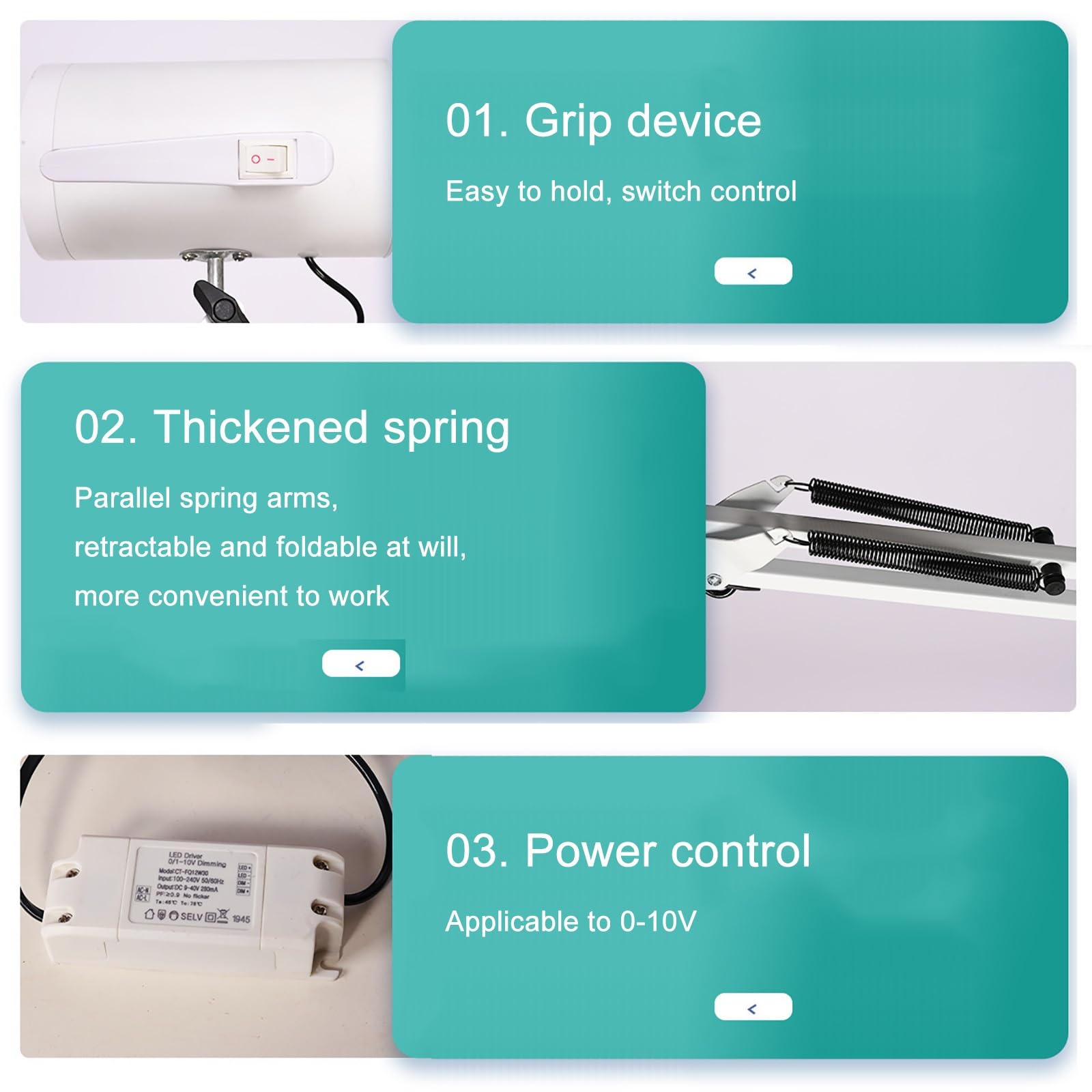 Tragbares medizinisches Prüfungslicht, Bodenständer-chirurgische Lampe mit flexiblem Schwalenhals, einstellbares LED-Kaltlicht für Kliniken und Gynäkologie, Rollfuß für einfache Mobilität