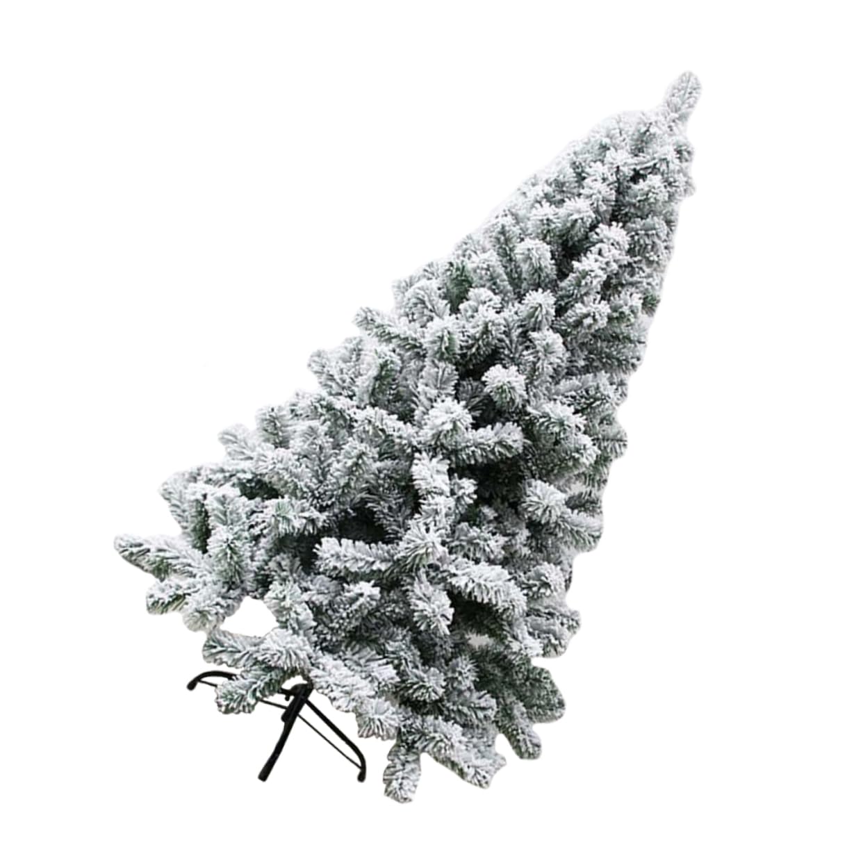 Artificial Christmas Tree White Flocking Xmas Tree Decorations Home Office Christmas Decor Random Style