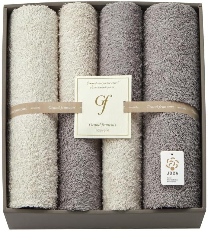 春の贈り物便り バスタオル2P&amp;フェイスタオル4P グランフランセヌーベル バスタオル:60&times;120cm、フェイスタオル:3