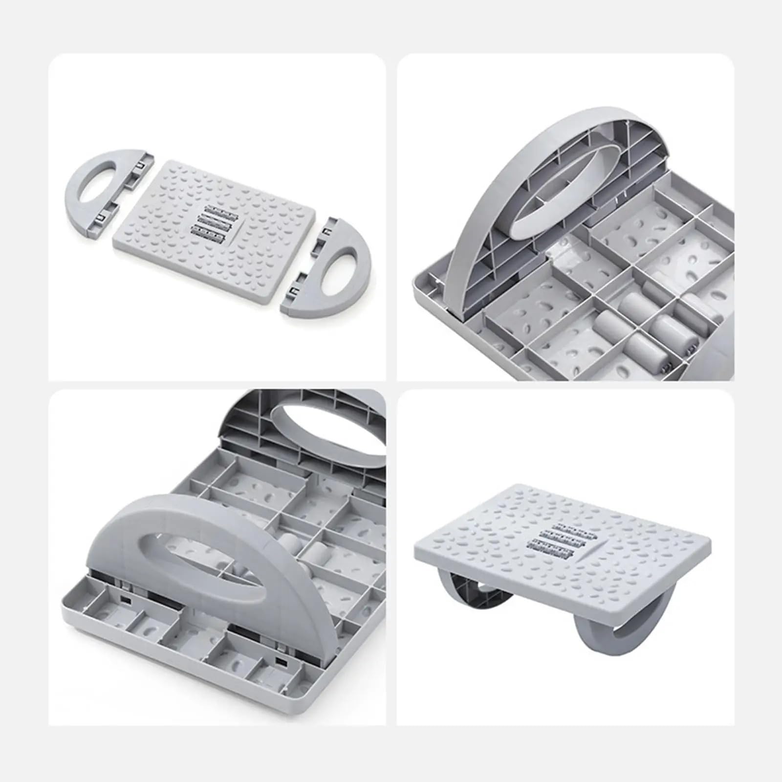 Podnóżek biurowy pod biurko, Podnóżek biurowy pod biurkiem z poduszką z pianki memory, wielokolorowy(White)