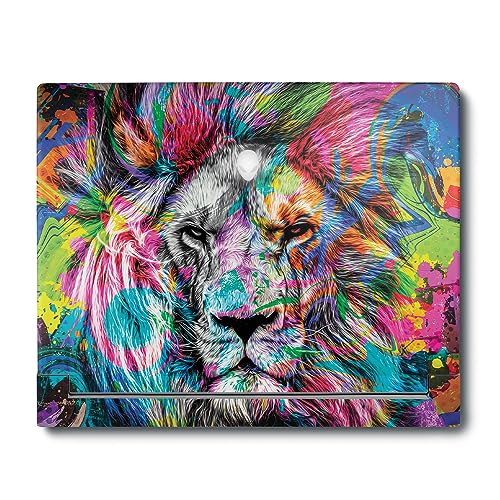 Image of MightySkins Skin Compatible With Alienware X16 R1 (2023) Full Wrap Kit - Neon Lion | Protective, Durable, and Unique Vinyl Decal wrap cover | Easy To Apply, Remove, and Change Styles | Made in the USA
