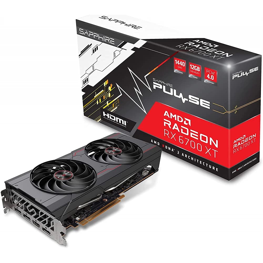 Sapphire PULSE RADEON RX 6700 XT GAMING OC 12GB GDDR6 HDMI/TRIPLE