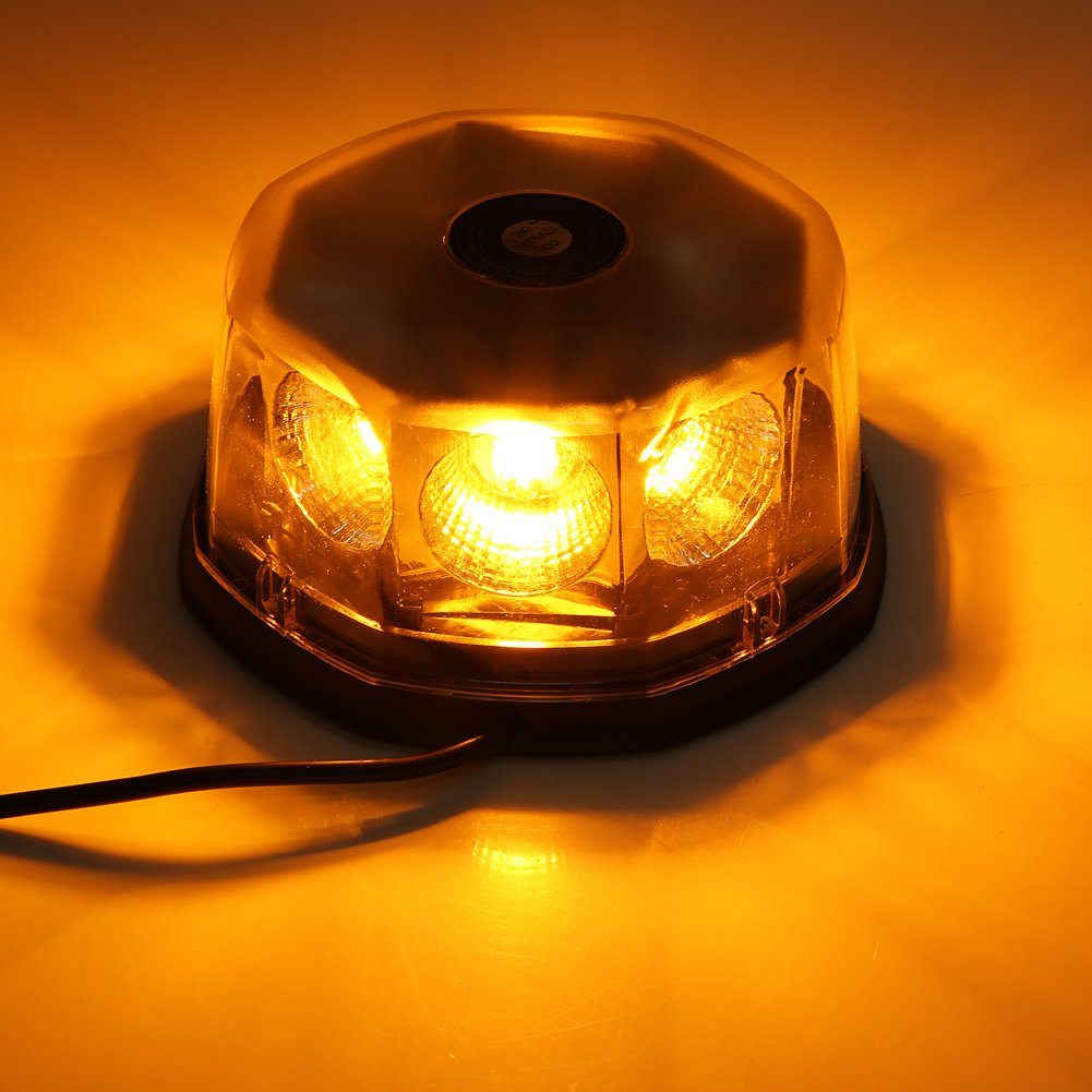 KIMISS LED stroboscopica lampeggiante di emergenza,8 LED 40 W 12V 24 V Magnetico Montato auto tetto Strobe avvertimento luce lampeggiante di emergenza luce