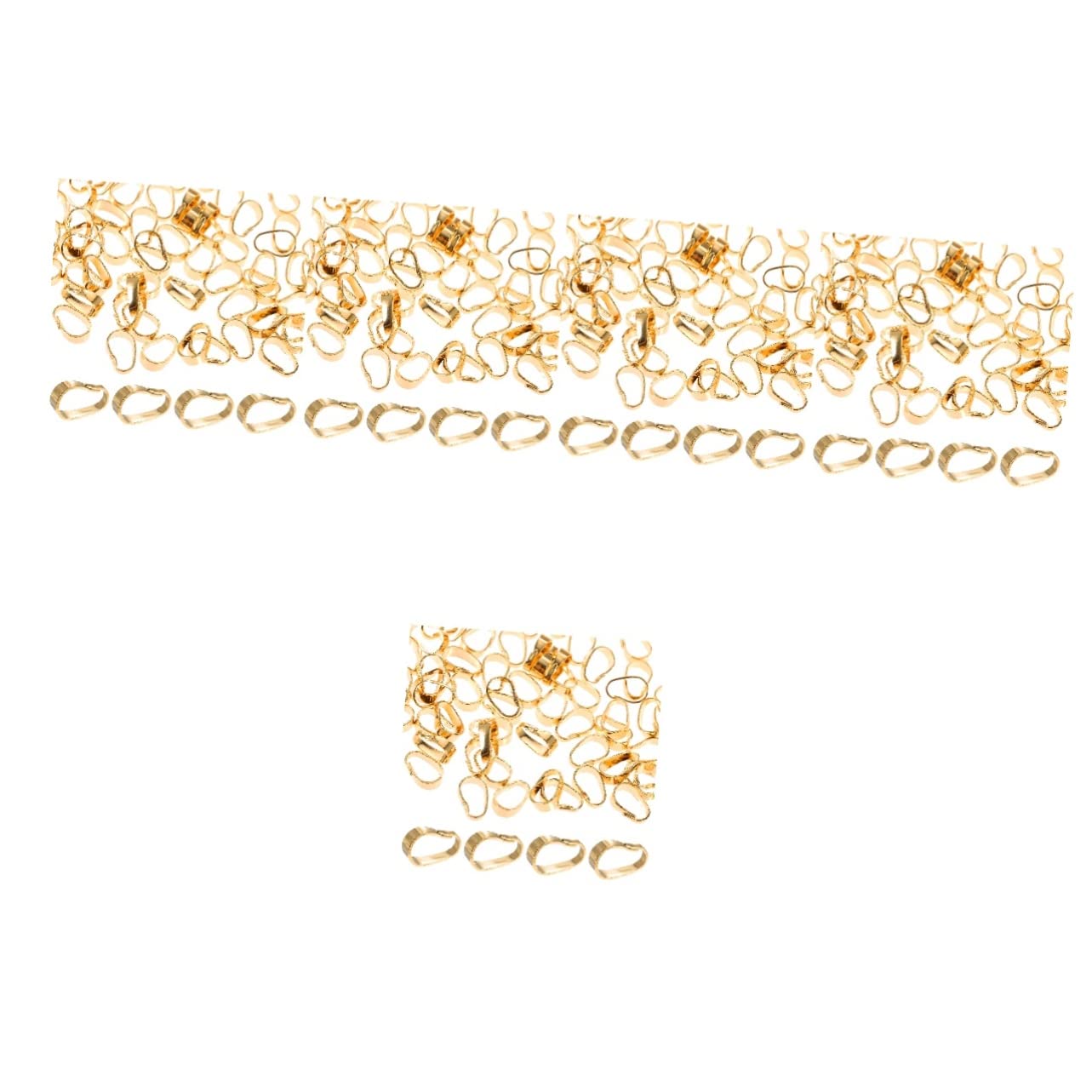 NUOBESTY 500stücke Anhänger Verschlüsse Diy Schmuckherstellung Kettenverschluss Für Halsketten Armbänder Leicht Und Langlebig Für Kreative Bastelprojekte Und Schmuckzubehör