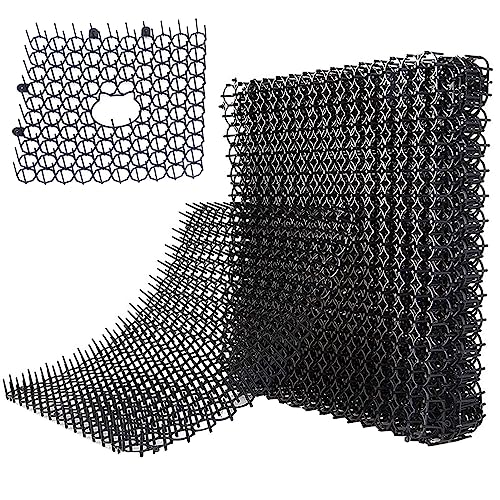 Onlynery Anti Chat Spikes Intérieur | Dissuasion pour Chat d'extérieur 12 pièces,Le Tapis Anti-Saut Chaton Peut être épissé pour la Cour