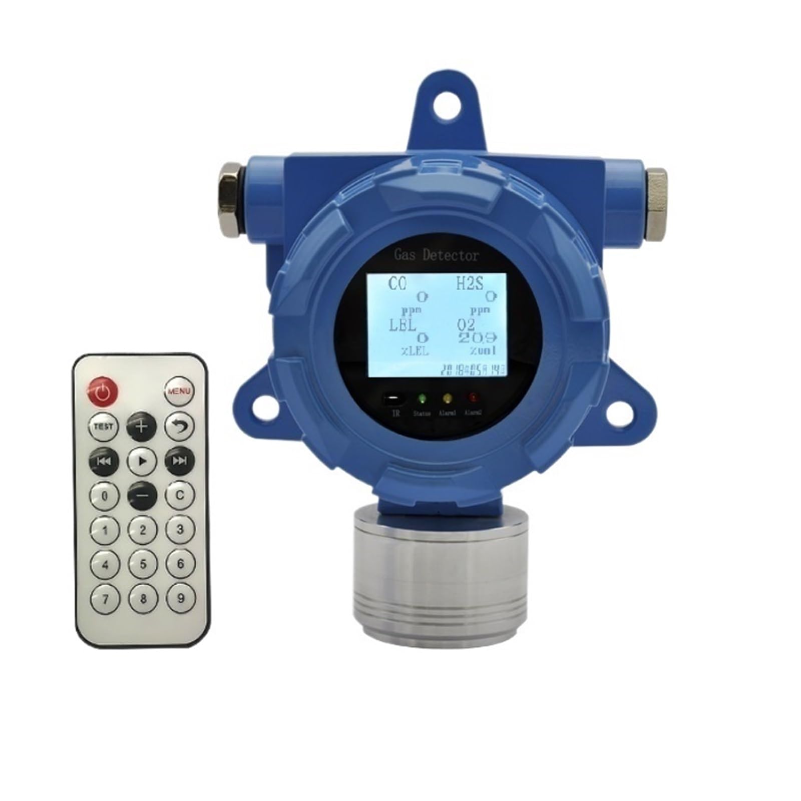 JVDDI Oil Gas Industry Use Multi Gas Detector CH4 H2S CO O2 Gas Leak Detector