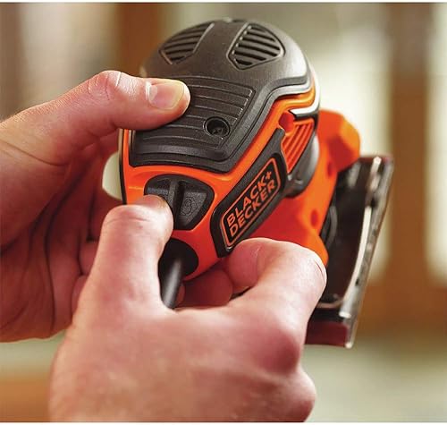 Miniatura 8 de BlackDecker BDEQS300 - Lijadora orbitalde 14 de hoja