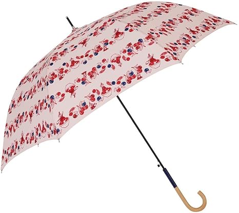 Amazon Co Jp 小川 Ogawa 長傘 レディース ムーミン 傘 グラスファイバー骨 丈夫 ジャンプ式 60cm 8本骨 ムーミン リトルミイ いたずらベリー 雨晴兼用 Uv加工 はっ水 服 ファッション小物