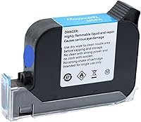 Vista 9 de 2588+M 42ML Black Red Blue Green Ink Cartridge Quick-Drying 12.7mm Print Height Universal for Handheld Inkjet Printer(Black)