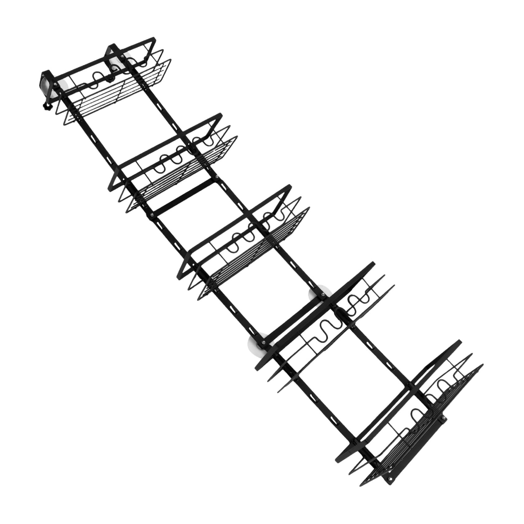 CIYODO Hanging Baskets for Organizing over The Door Shelving Shower Storage Rack Bathroom Hanging Shelf Metal Construction