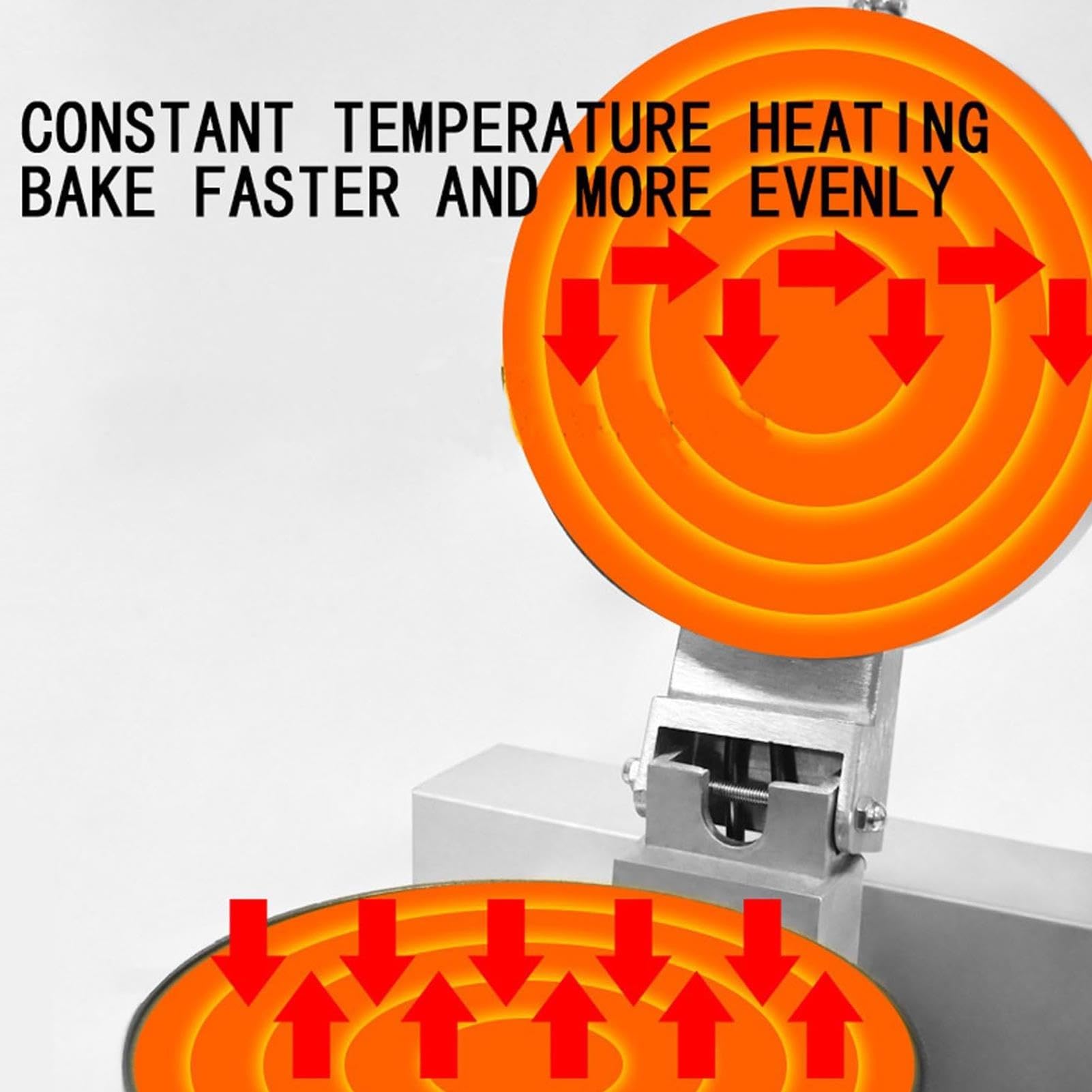 Gaufrier Commercial À Double Brûleur, For Cuisines, Cafés, Restaurants