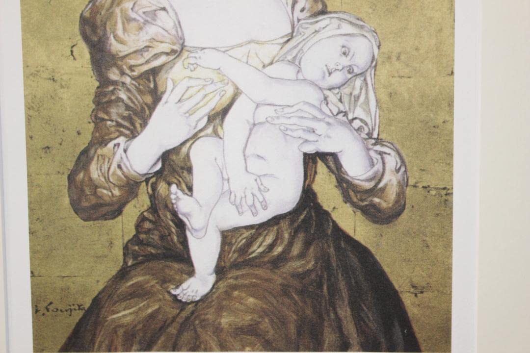 藤田嗣治 エスタンプリトグラフ「マドンナ」 150部限定 【公式通販】