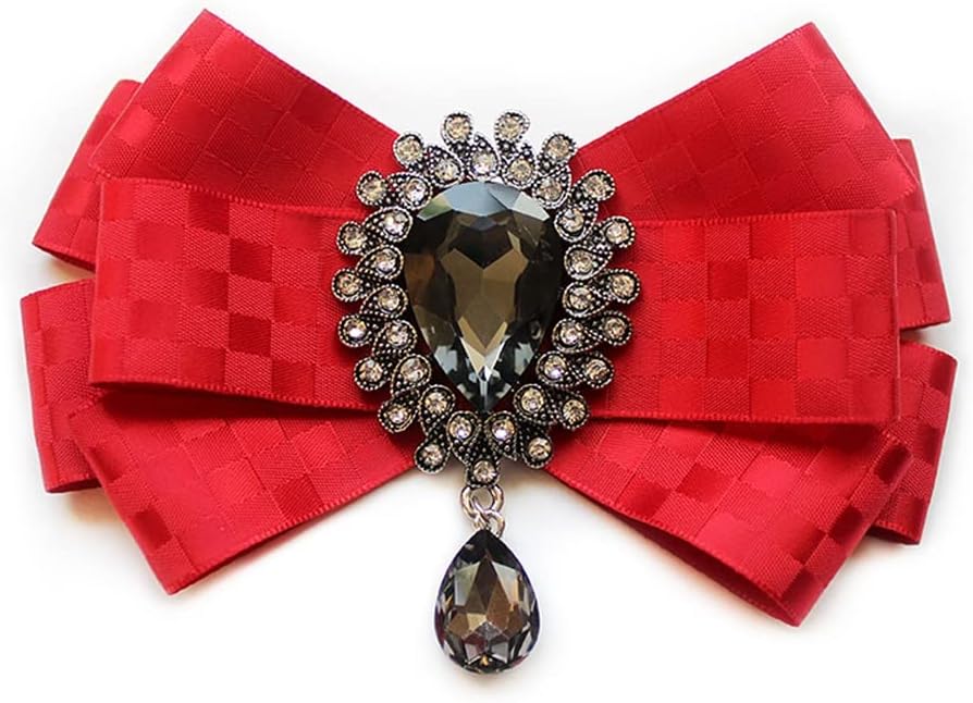 JSEIAJB Collar Flower Male Pendant Suit Shirt Accessories Groom Best Man Show Bow Tie
