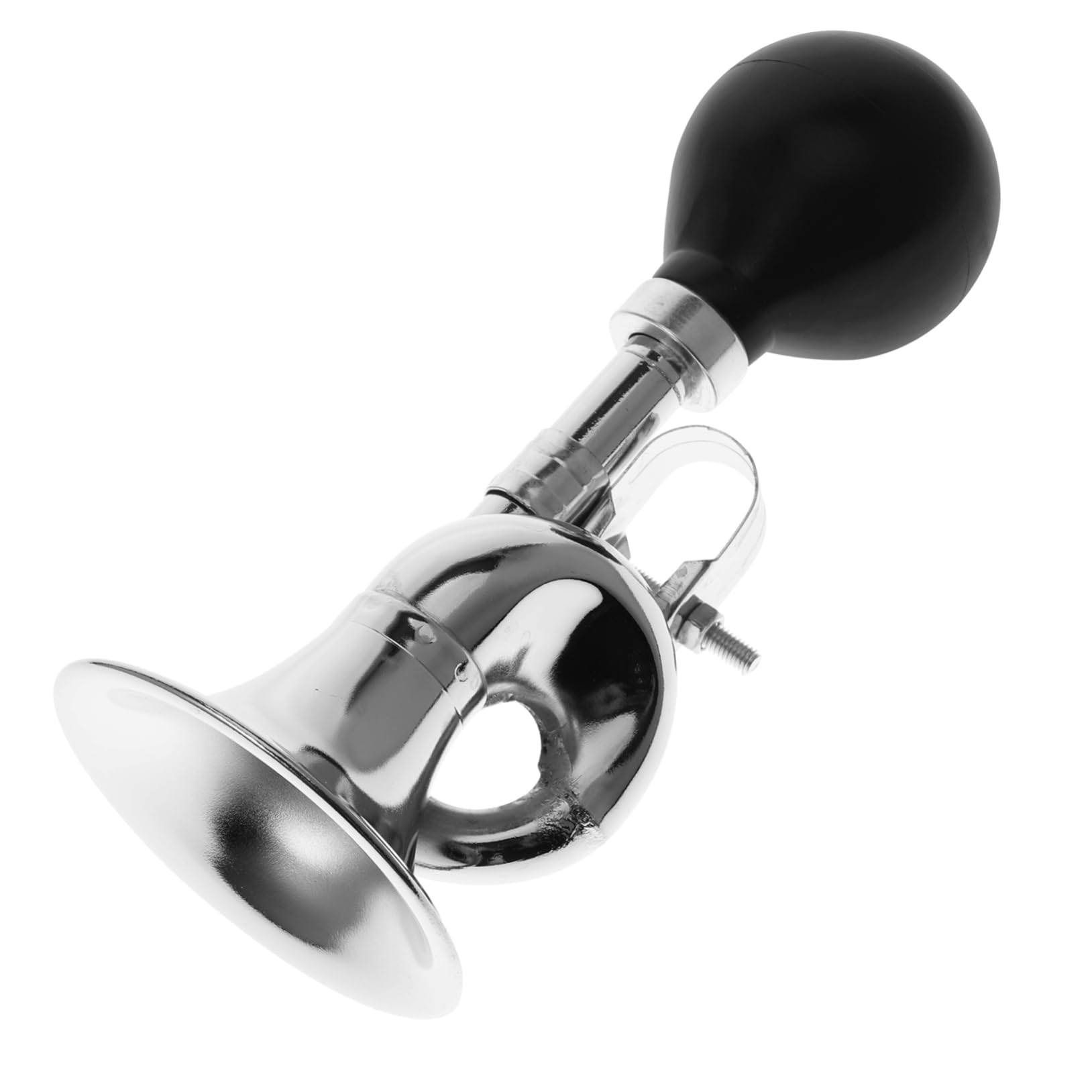 BESPORTBLE Sonnette De Vélo Cloche De Cyclisme Corne Simple Klaxon Pneumatique Clairons Astuce Cloche De Vélo Honker Klaxon De Vélo Électrique Fort Instrument Corne Adulte Silver