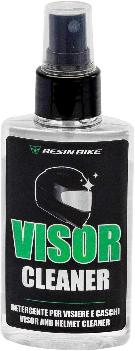 Resin Bike Kit Visiere e Cupolini con Panno Microfibra, Detergente, Anti Insetti e Idrorepellente