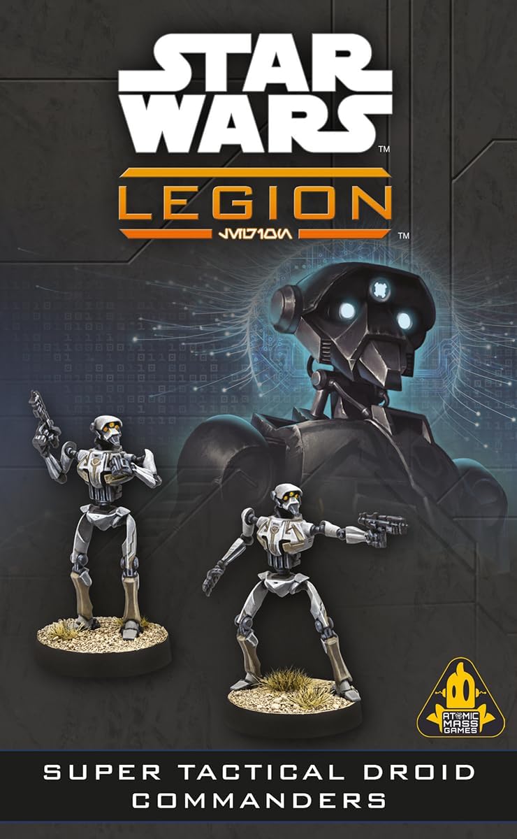 Asmodee Star Wars: Legion Super Tactical Droid Commanders - Separatist Alliance Leader Expansion, Tabletop Miniatures Game, Strategy Game for Kids and Adults, Ages 14+, 2 Players, 90 Min Playtime