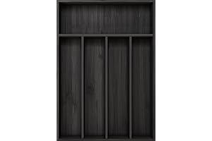 Utopia Kitchen Silverware Organizer Black