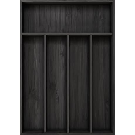 Utopia Kitchen Silverware Organizer Black