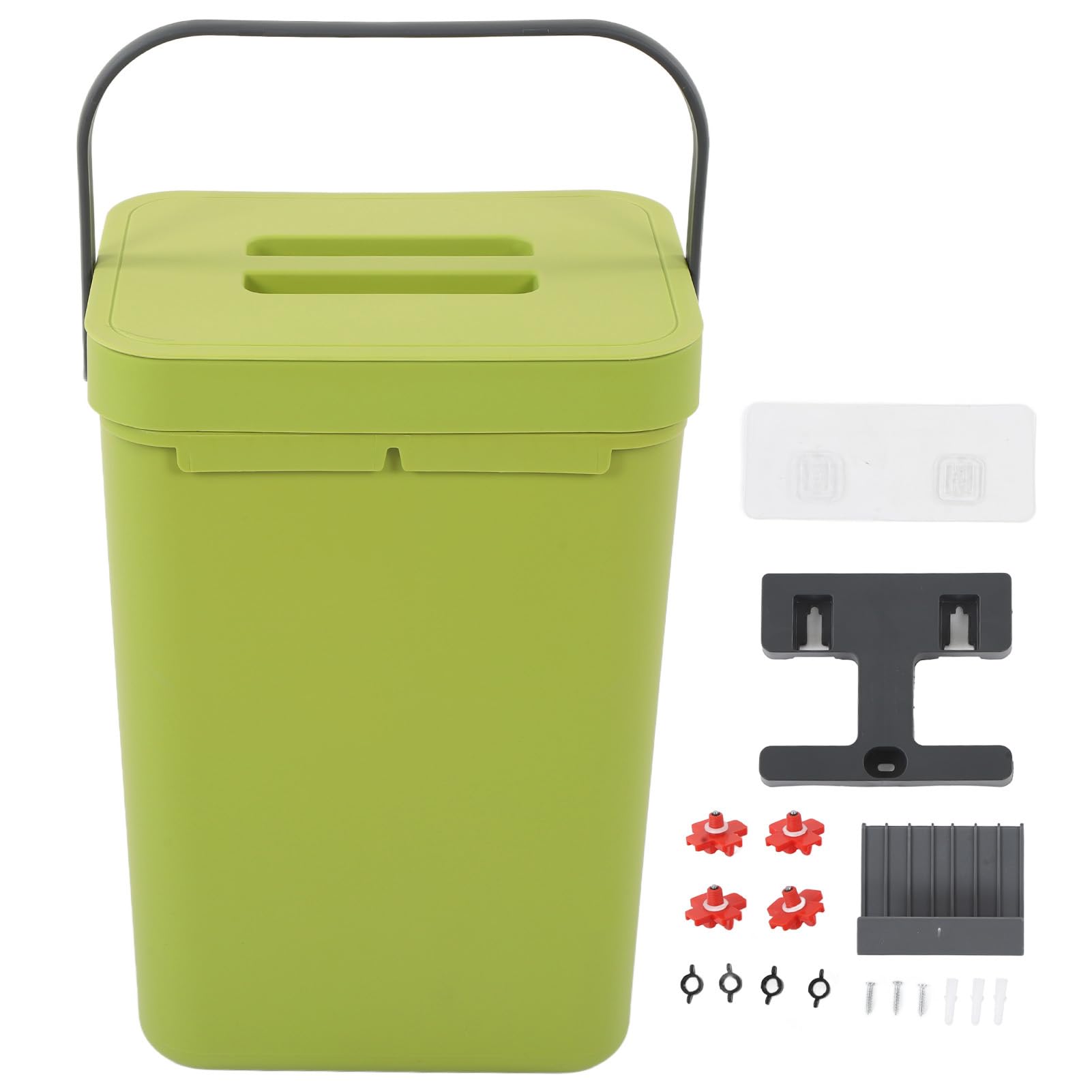 Abbeveratoio per Pollo con 4 ugelli, Abbeveratoio Automatico per Capezzoli per Pollame da 12 Litri, Abbeveratoio Automatico per Pollame in plastica per l'alimentazione del