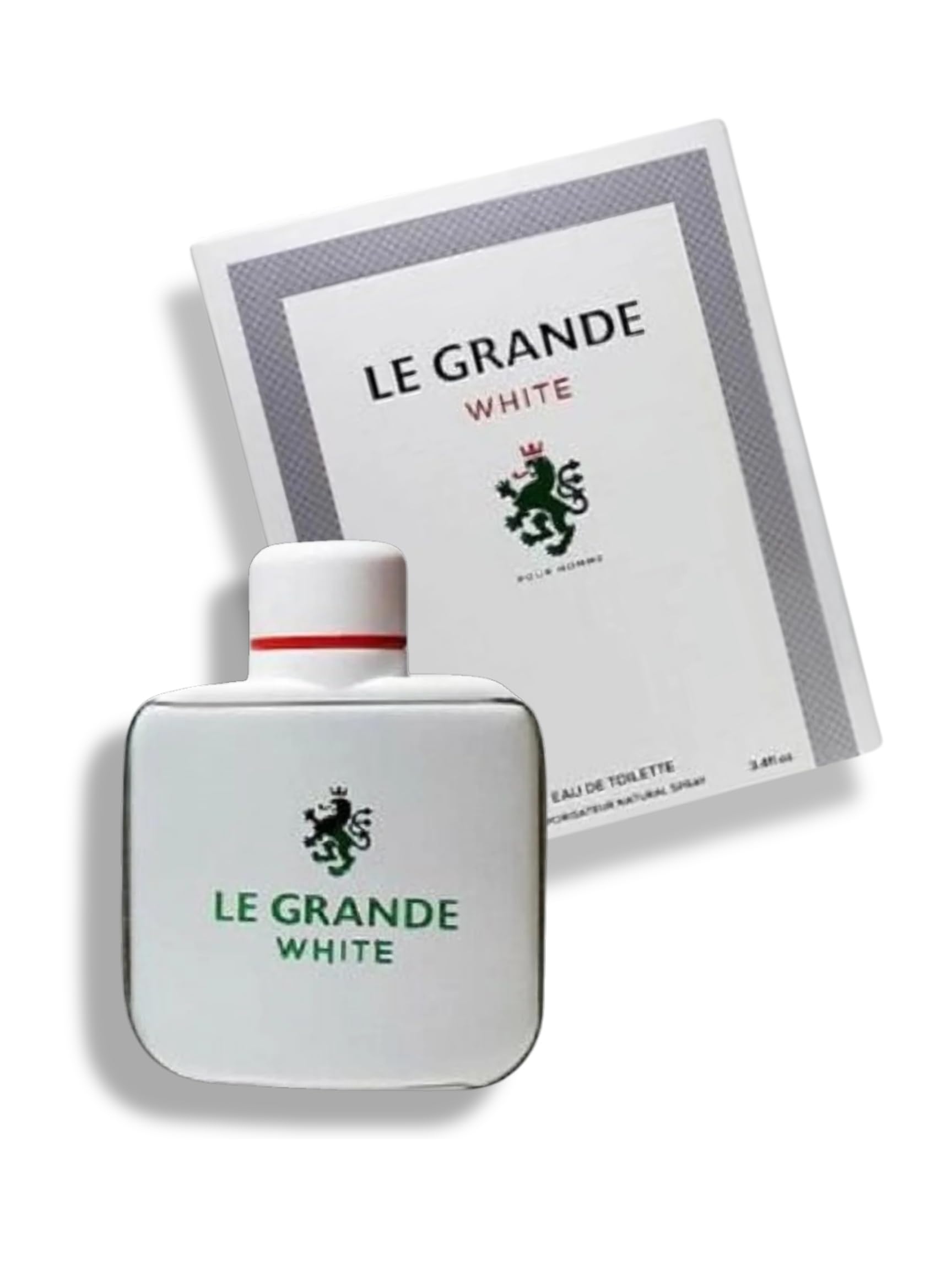 LE GRANDE WHITE EAU DE TOILETTE FOR MEN 3.4 FL. OZ. Woody Aromatic fragrance for men.