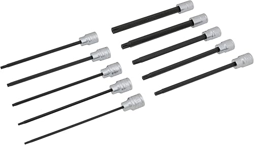 Performance Tool W38752 Juego de 10 piezas de 38" Dr. Star Bit Skt