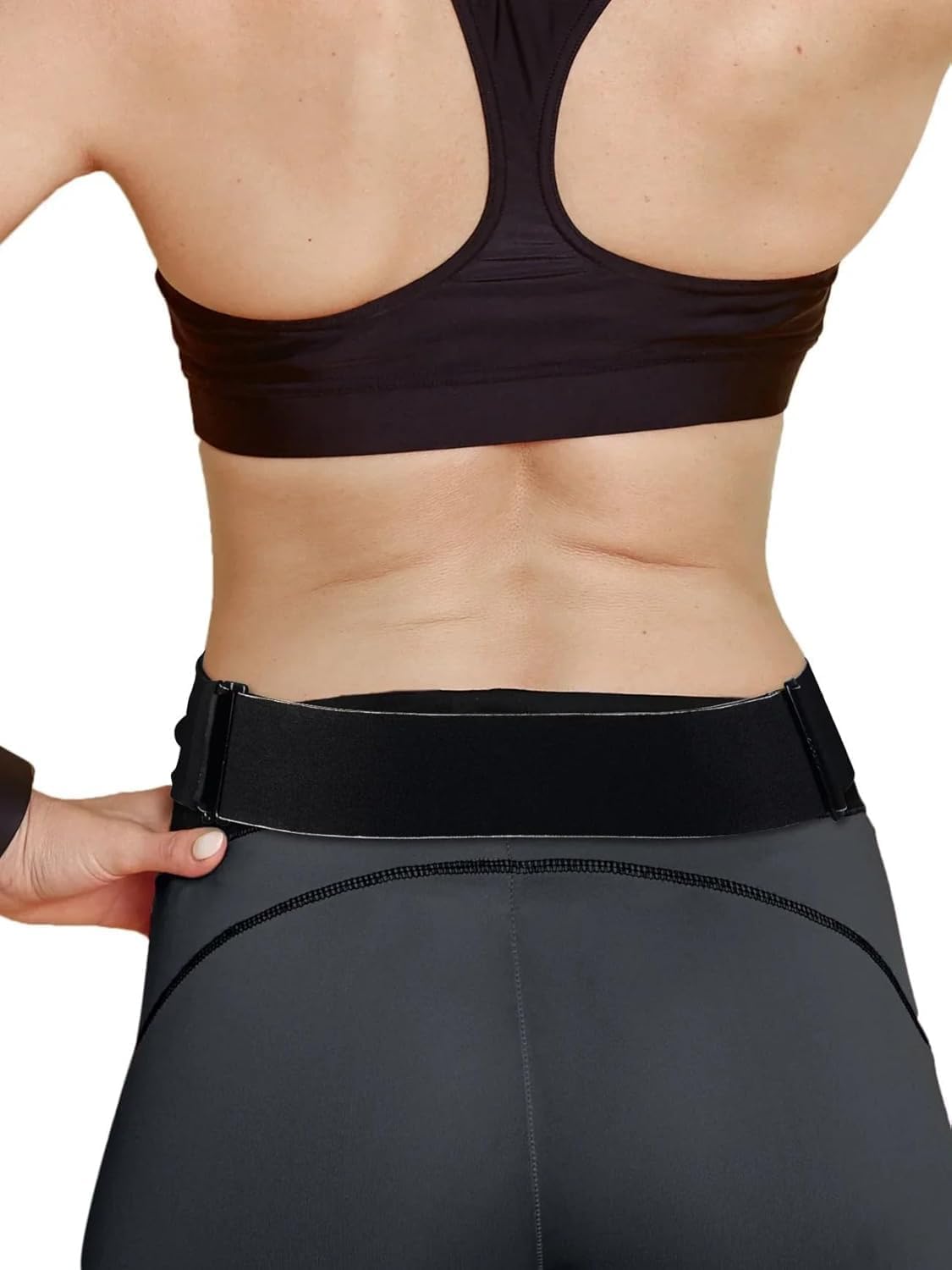 Cinturón para bomba de insulina Dia-Belly Belt – Cómodo, discreto y seguro – Con bolsillo interior con cremallera y aberturas para tubo – Compatible con todas las bombas (M/L 70–120 cm)