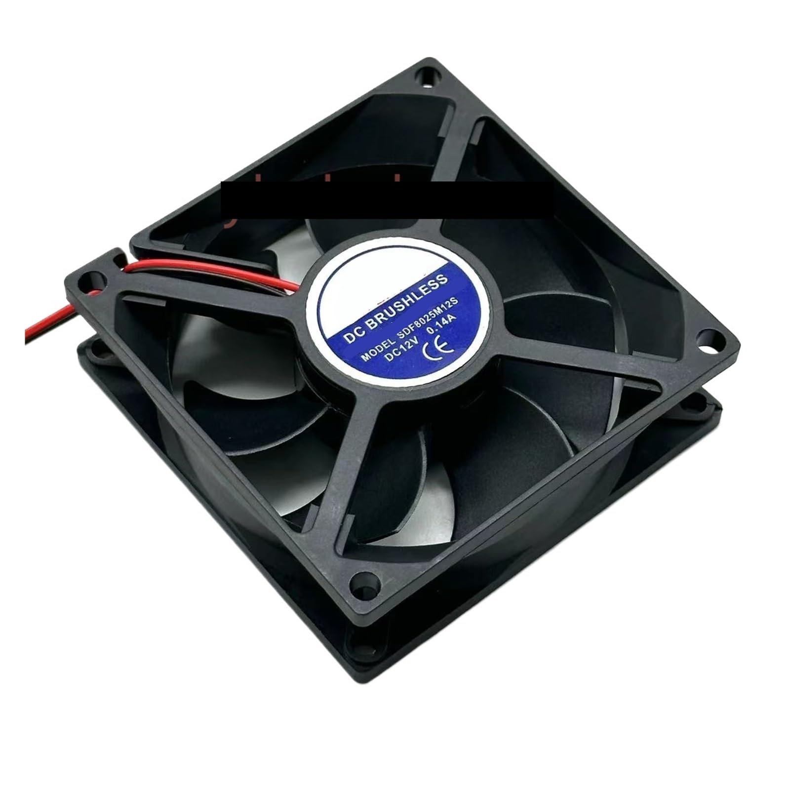 UITGVDQAT SDF8025M12S DC 12V 0.14A 80x80x25mm 2-Wire Server Cooling Fan