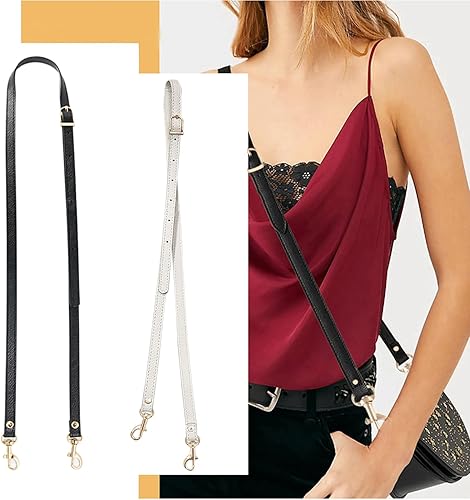 Miniatura 10 de Correas de cuero de repuesto para bolsos, correa de bolso, correas cruzadas de repuesto ajustables