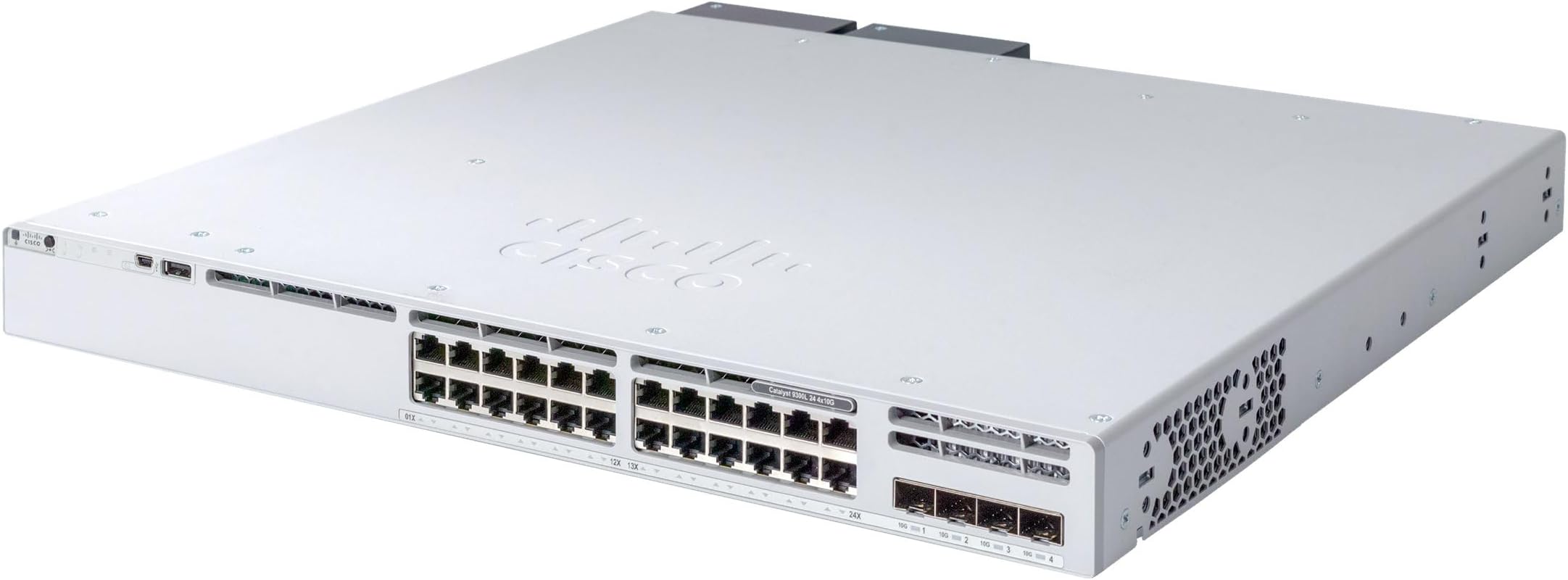 Cisco Catalyst 9300L - Network Advantage - switch - L3-24 x 10/100/1000 + 4 x 10 Gigabit SFP+ (uplink) - rack-mountabl