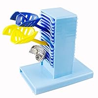 Vista 1 de 1 pc Nuevo laboratorio dental impresión bandeja yeso titular soporte caso (azul)
